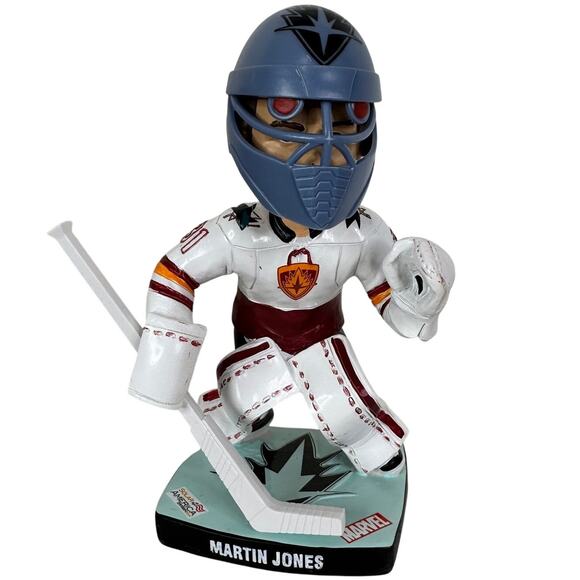 5 for $25/ San Jose Sharks 2019 MARTIN JONES SGA Guardians of the Net Bobblehead - Picture 2 of 10